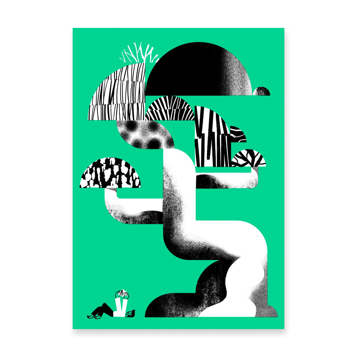 Habitat: City and Forest - A2 Silkscreen Print