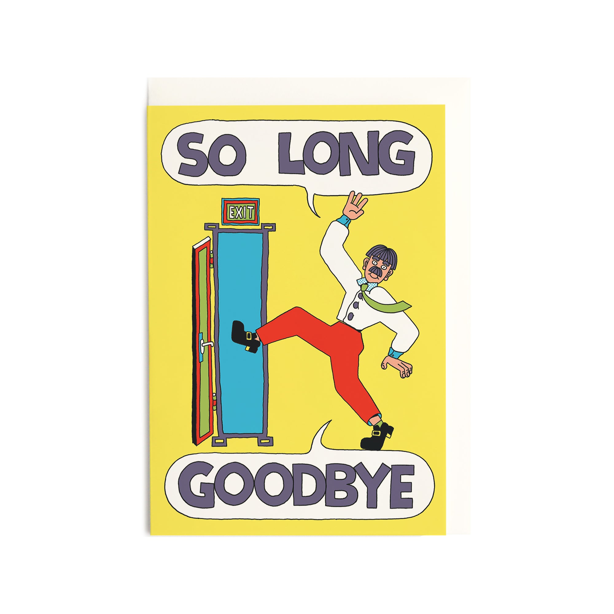 So Long, Goodbye - Resignation Card