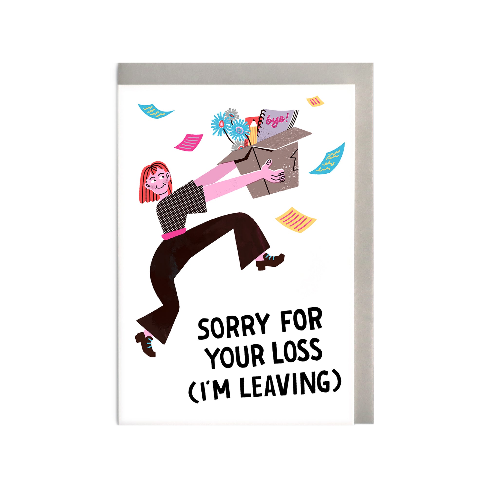 Sorry for Your Loss (I'm Leaving) - Resignation Card