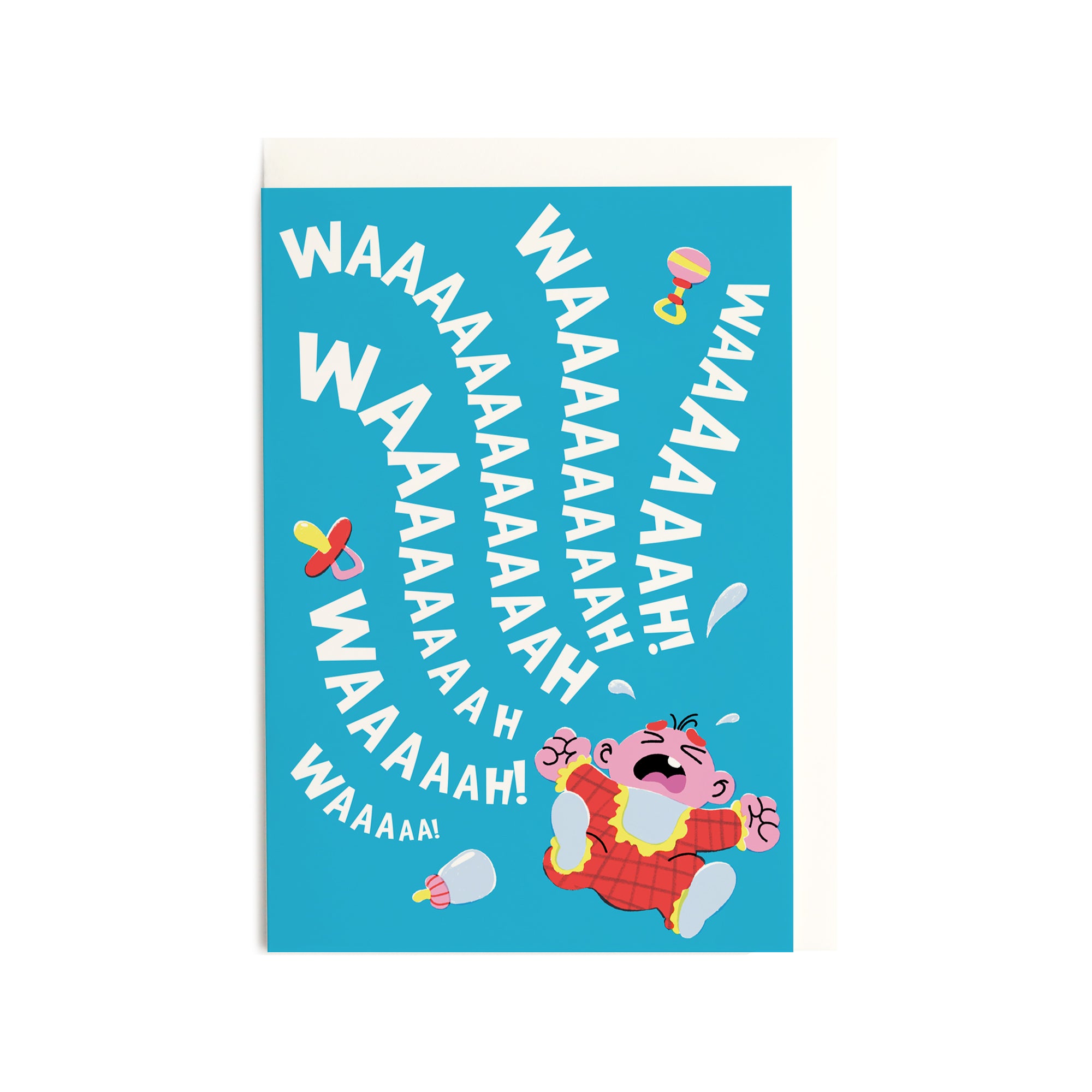 Baby Crying - Greeting Card