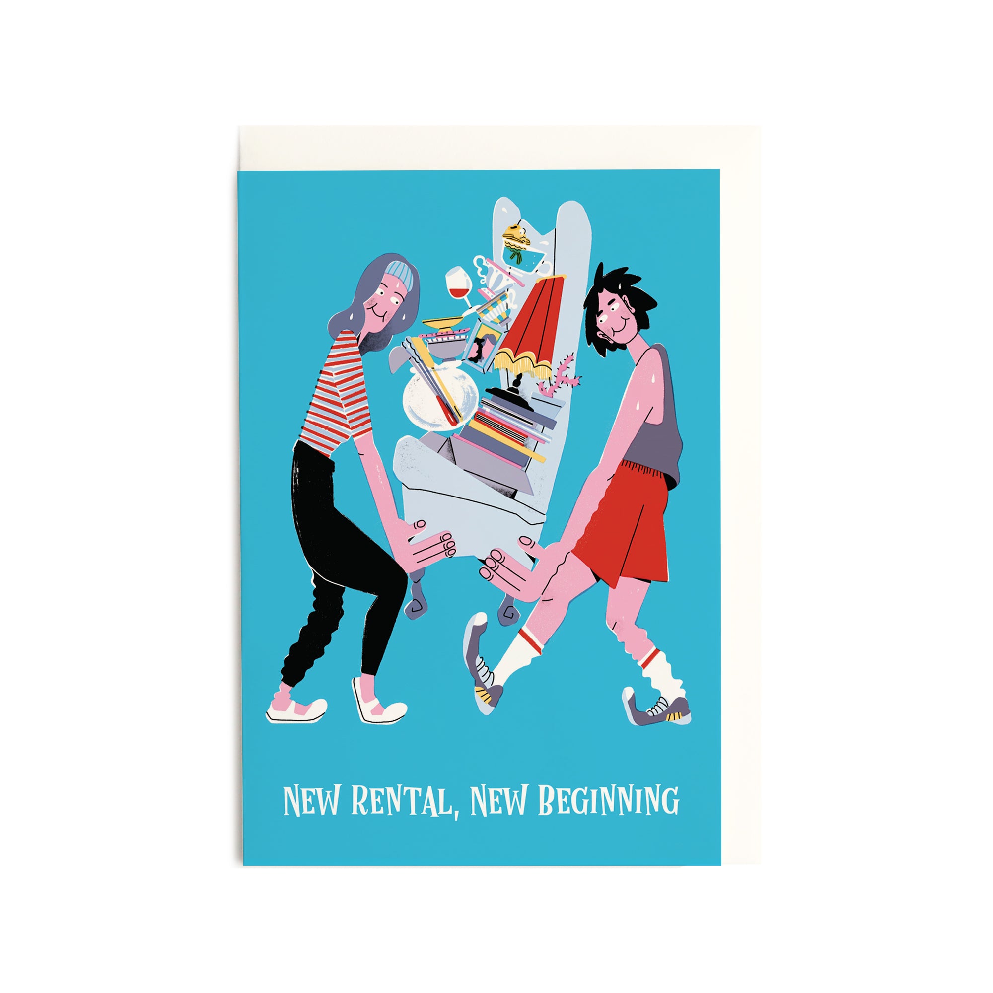 New Rental New Beginning - Greeting Card