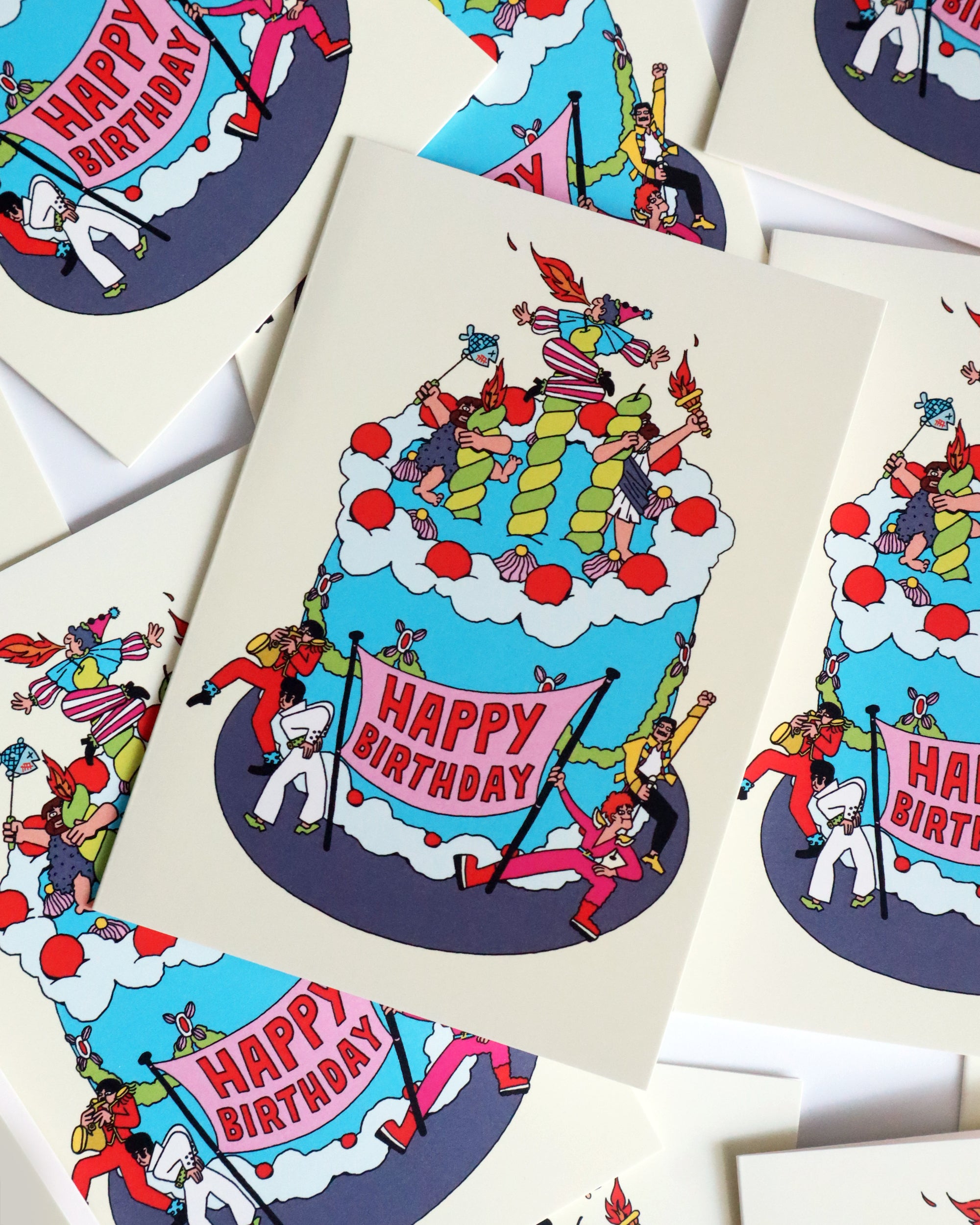 Cake Tower - Greeting Card